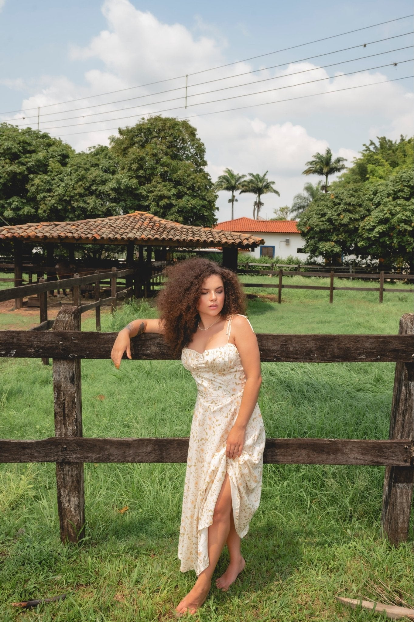 Vestido Hortênsia Estampa Floral - Jessica Felix