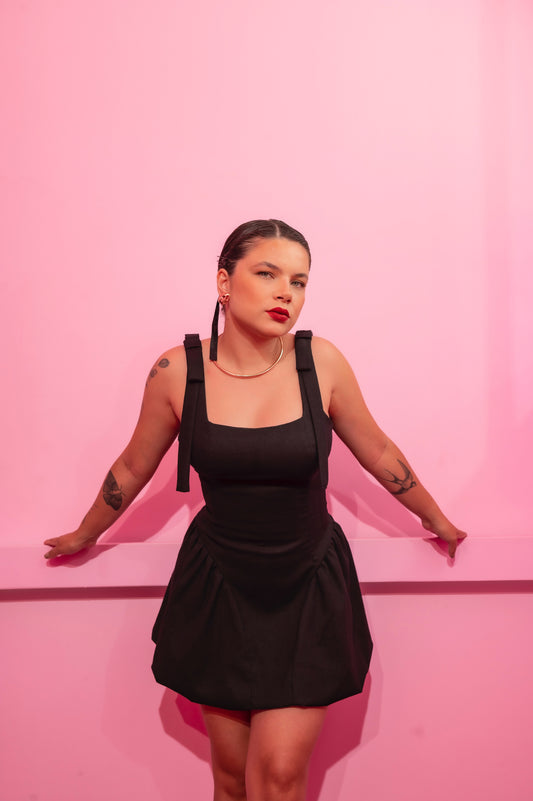 Mini Vestido Balonê