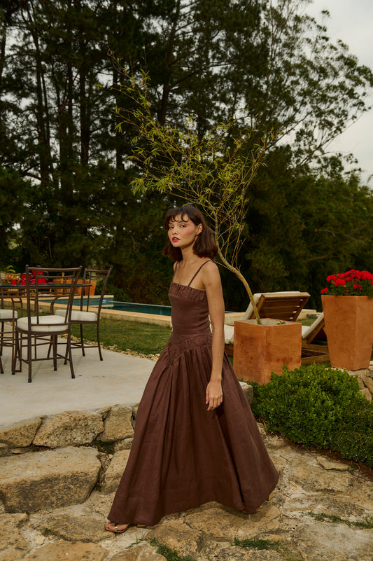 Vestido Veraneio Linho  (RESTOCK)