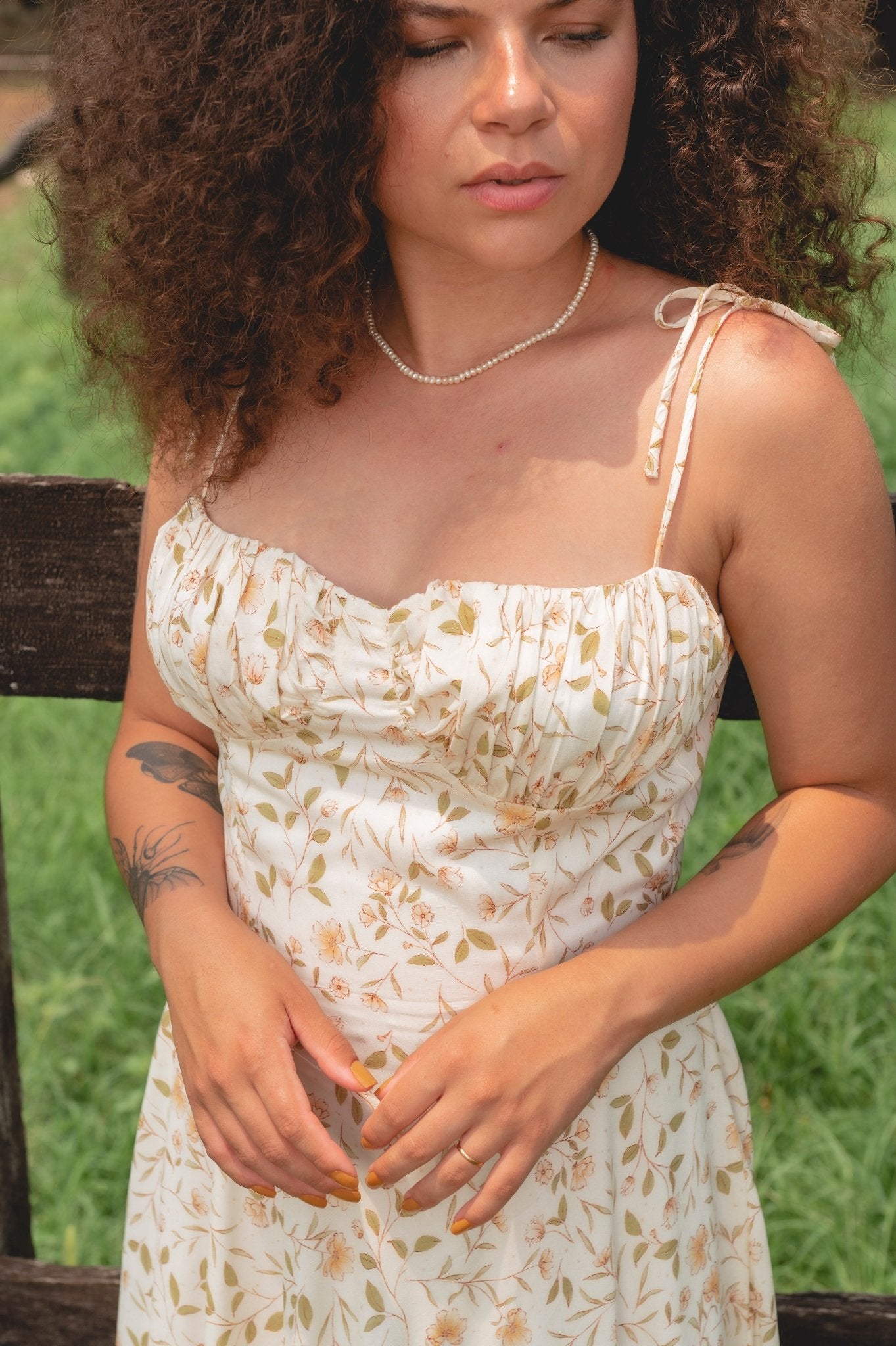 Vestido Hortênsia Estampa Floral - Jessica Felix