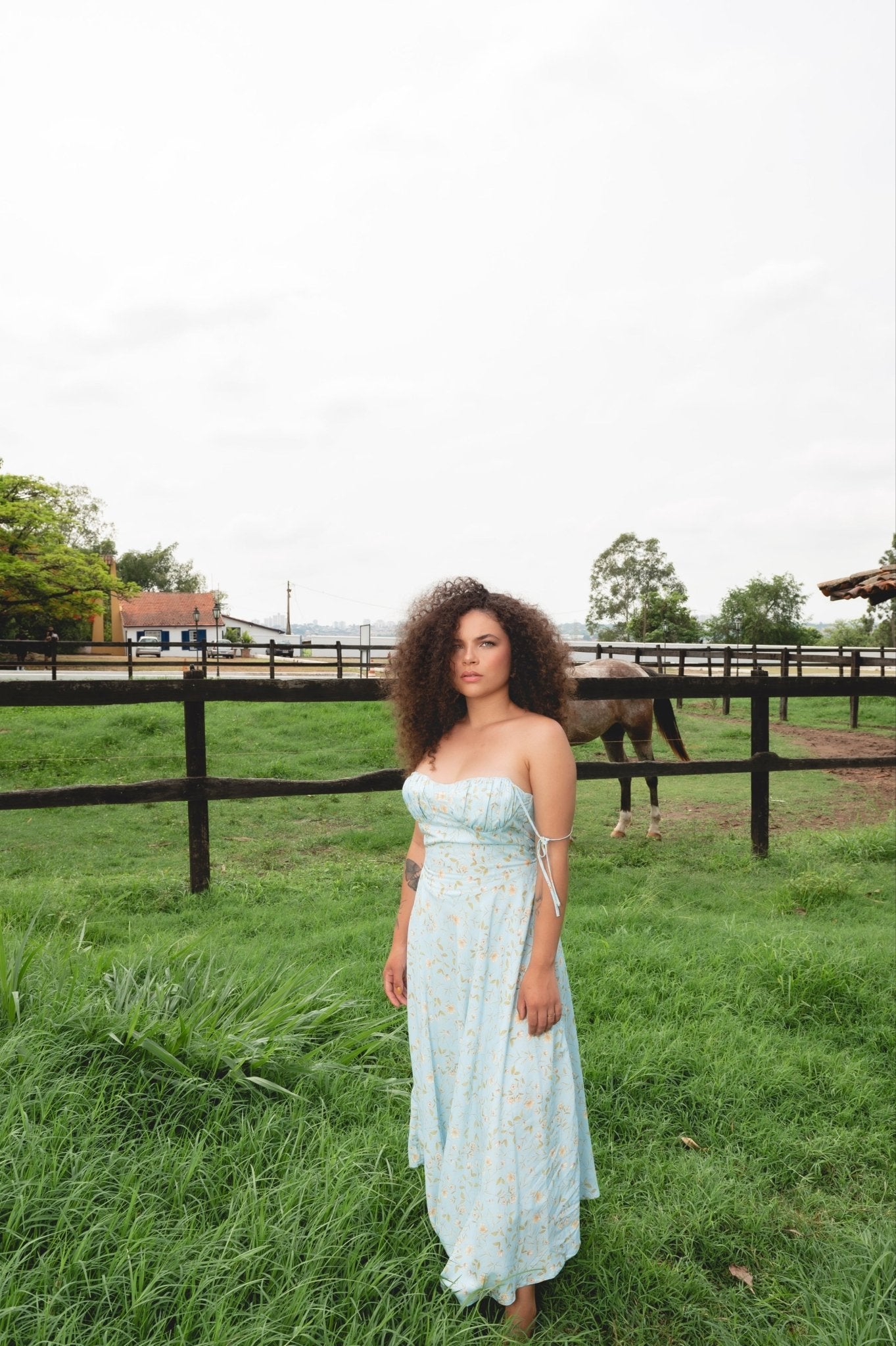 Vestido Hortênsia Estampa Floral - Jessica Felix