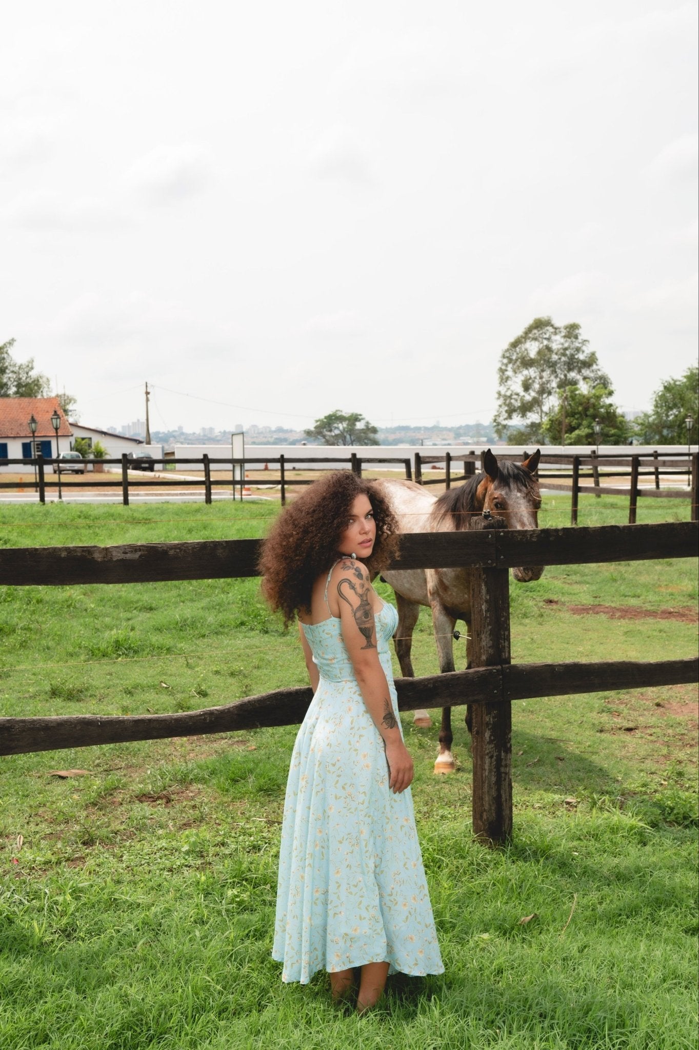 Vestido Hortênsia Estampa Floral - Jessica Felix
